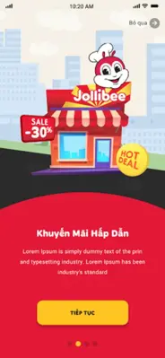 Jollibee Vietnam android App screenshot 4